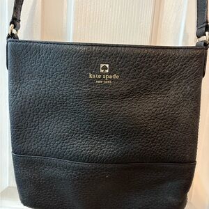 Kate Spade Textured Black Shoulder Bag